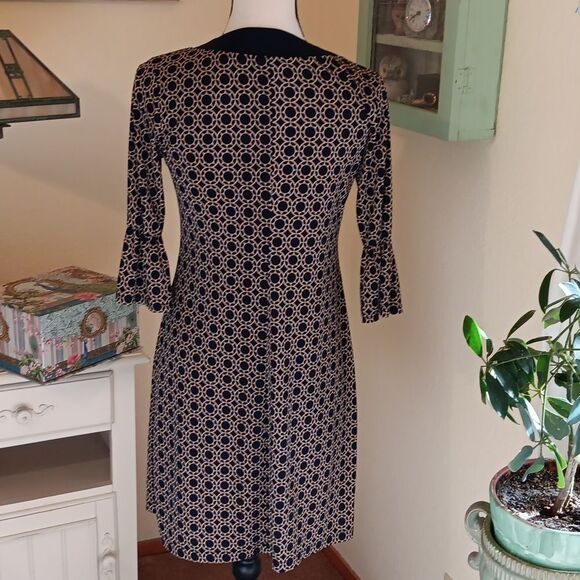 Enfocus Studio Windowpane Dress. Shift. Windowpane - Picture 5 of 10